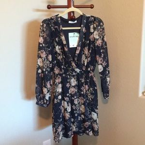 Navy floral Honey belle dress